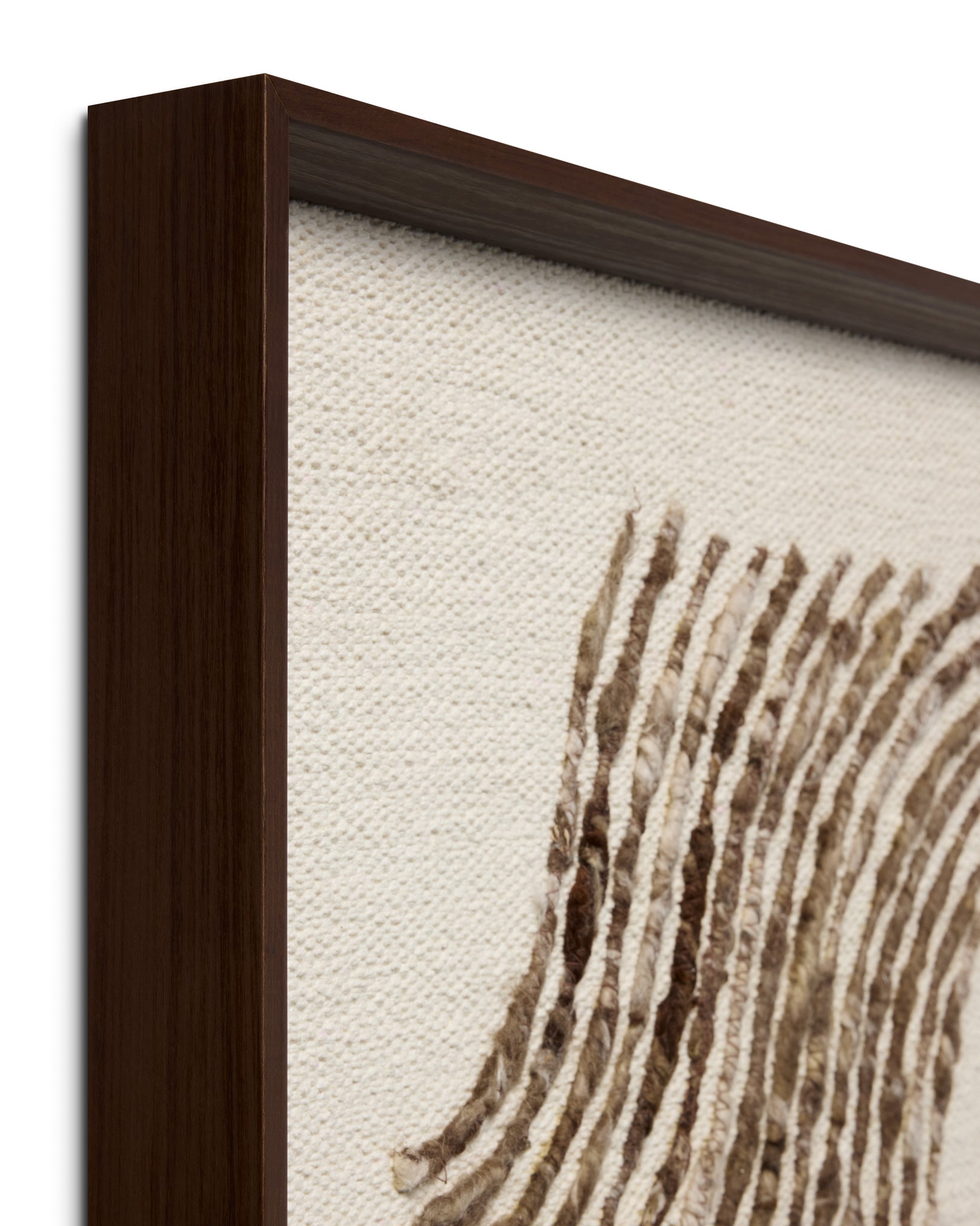Phase Dark Brown Rug Art - Wall Art Corner (V)