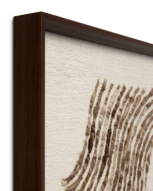 Phase Dark Brown Rug Art - Wall Art Corner (V)