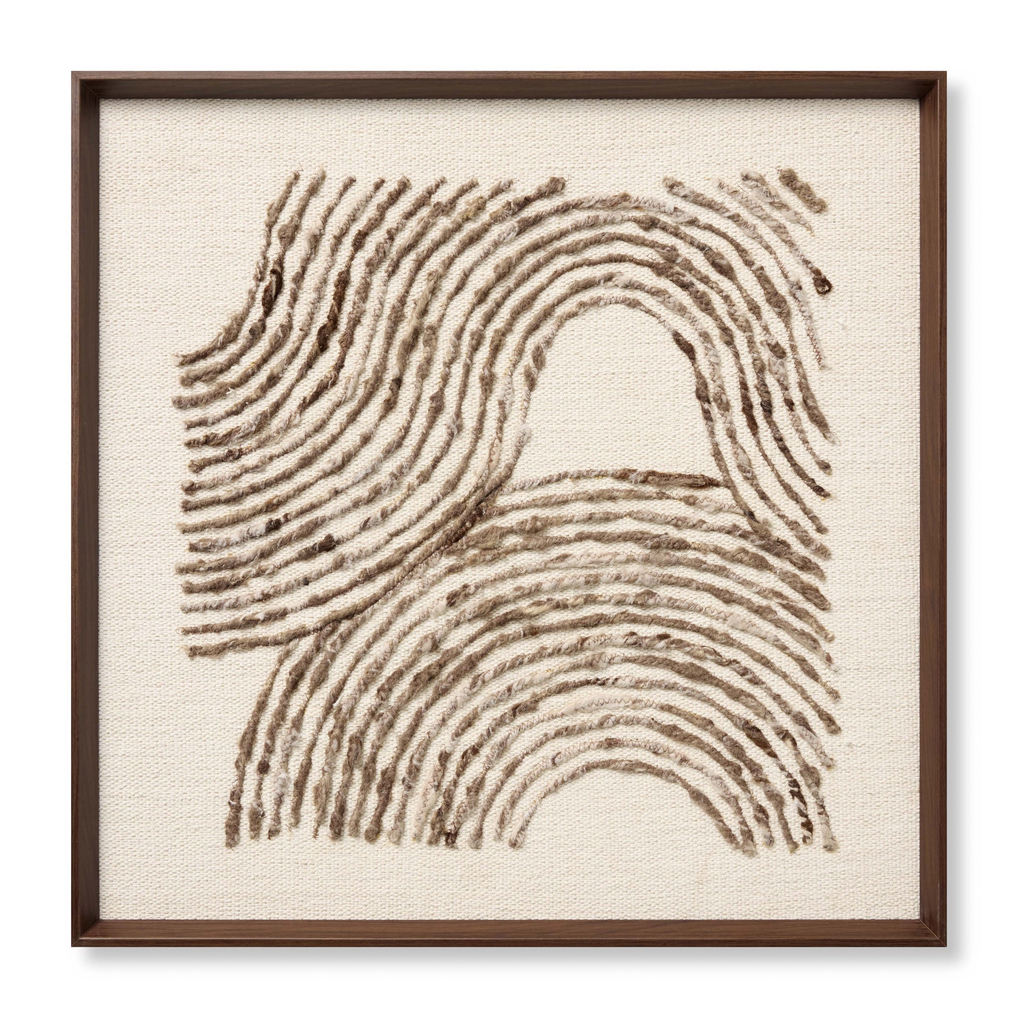 Phase Dark Brown Rug Art - Aerial Image