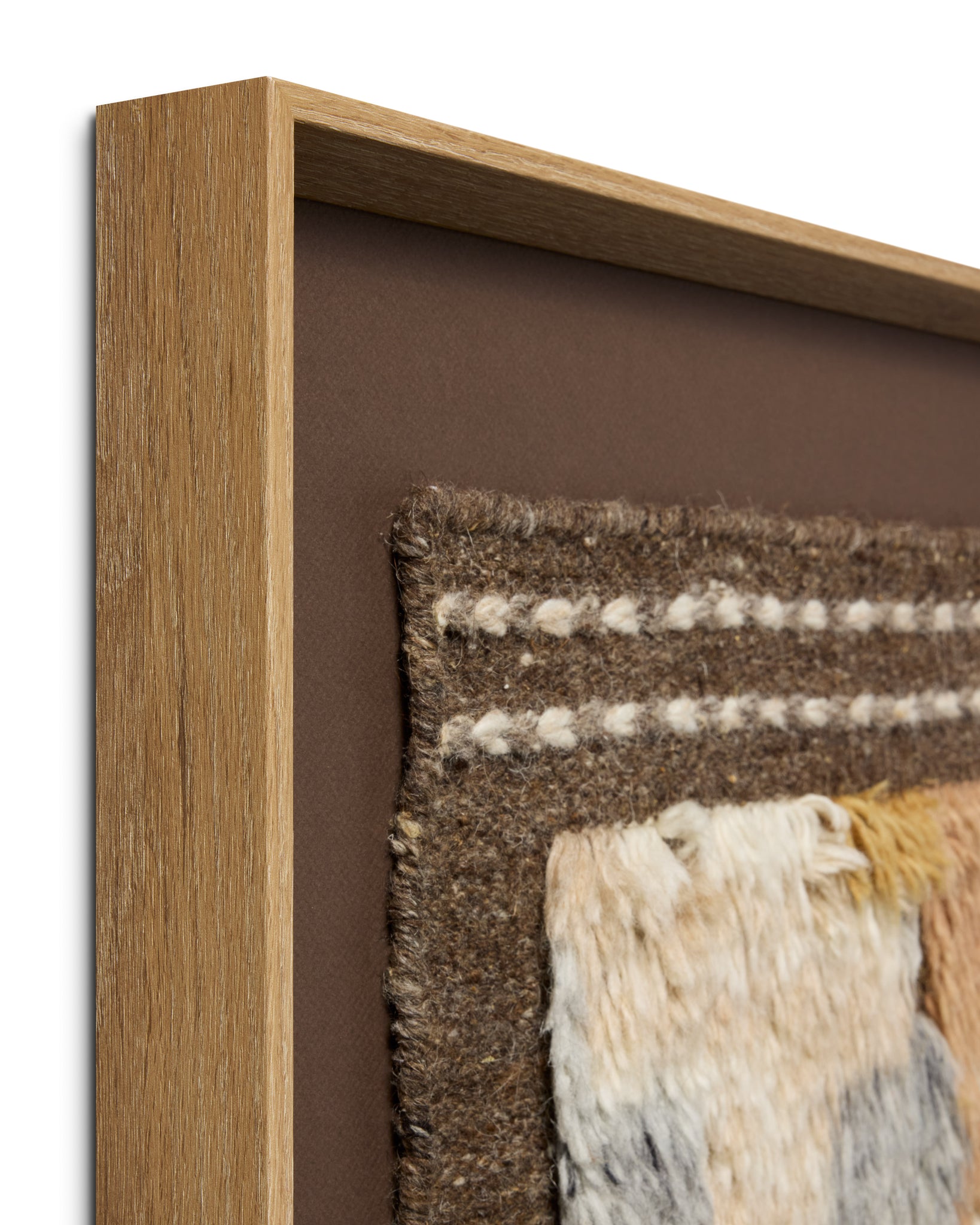 Rabat Natural Rug Art - Wall Art Corner (V)