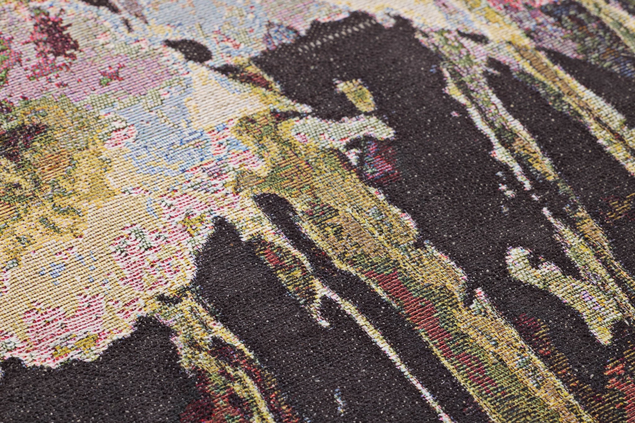 Saku Multicolor Rug Art - Macro Detail (H)
