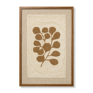 Sprig & Soil Brown Rug Art - Aerial Image