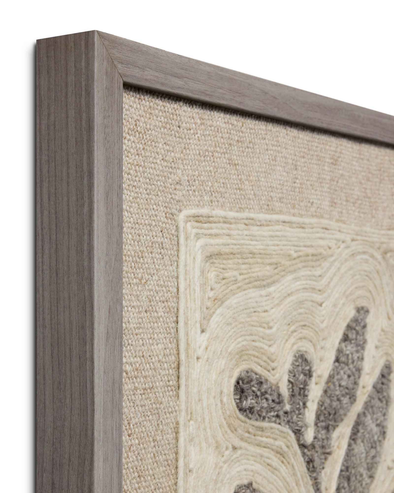 Stem & Stone Grey Rug Art - Aerial Image