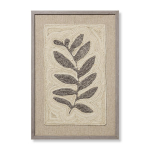 Stem & Stone Grey Rug Art - Aerial Image