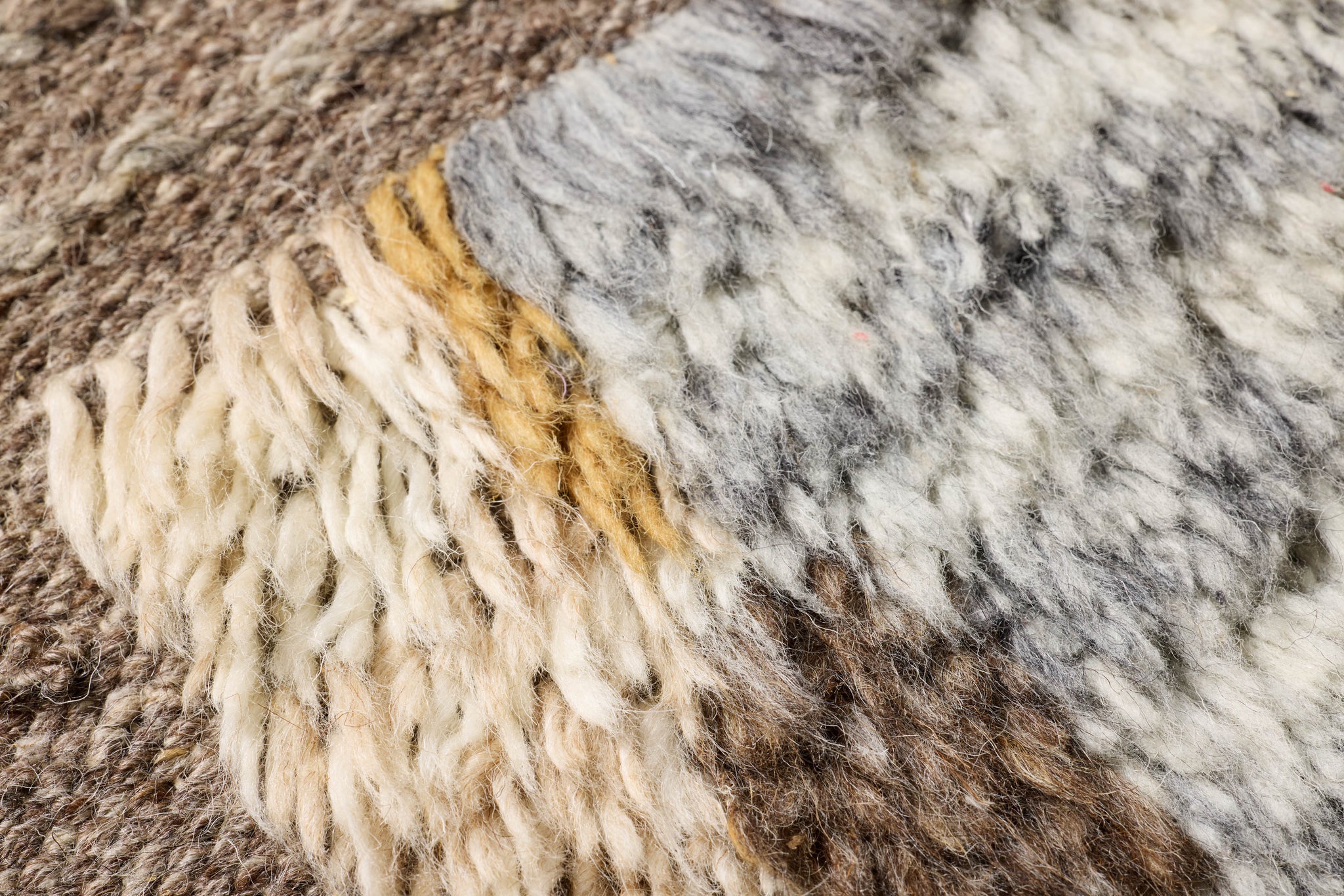 Tangier Natural Rug Art - Macro Detail (H)