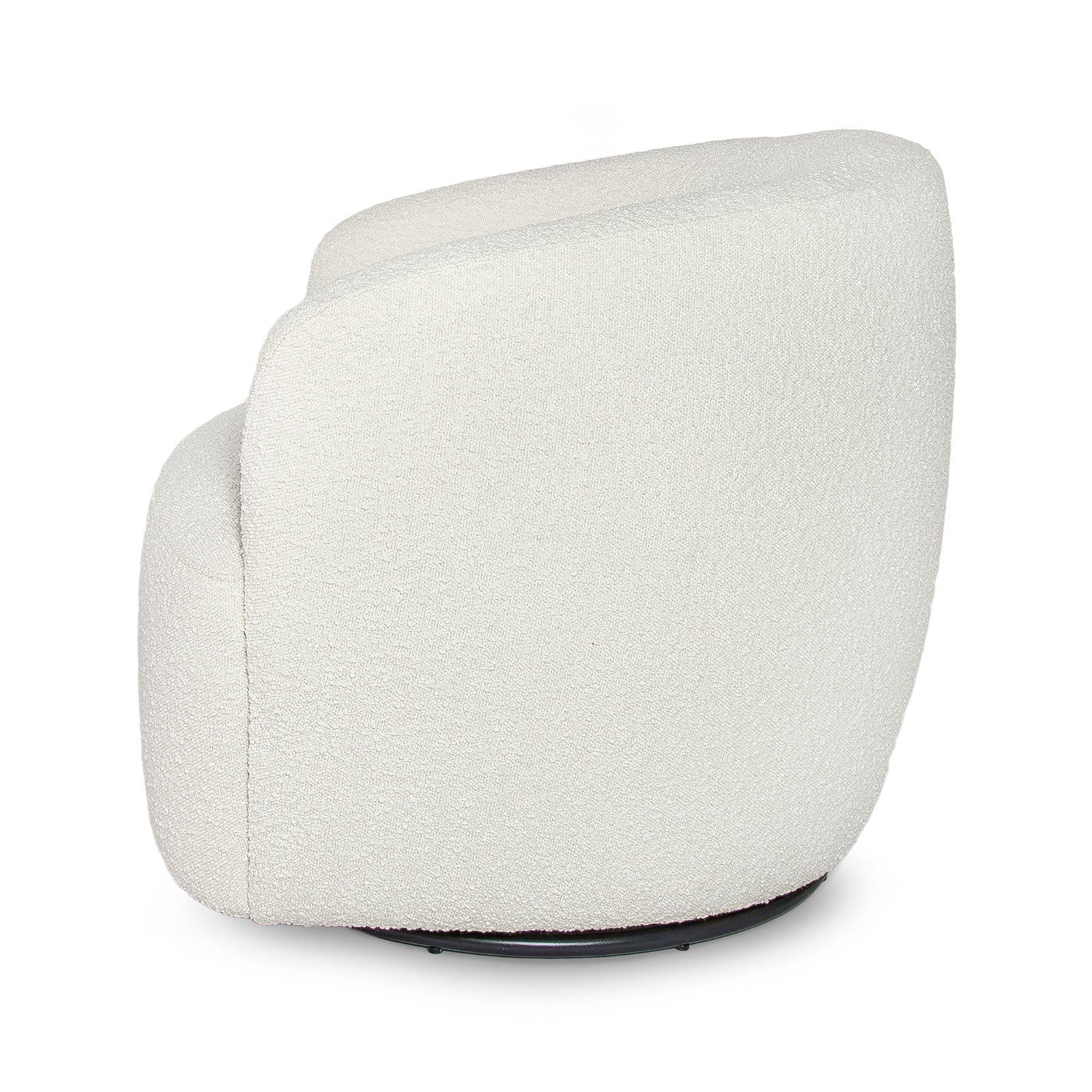 White textured armchair on a white background