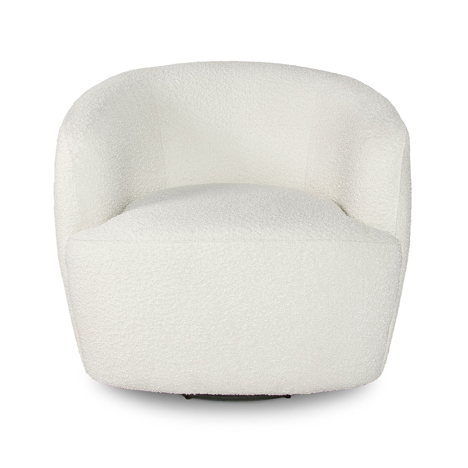 White swivel chair on a white background