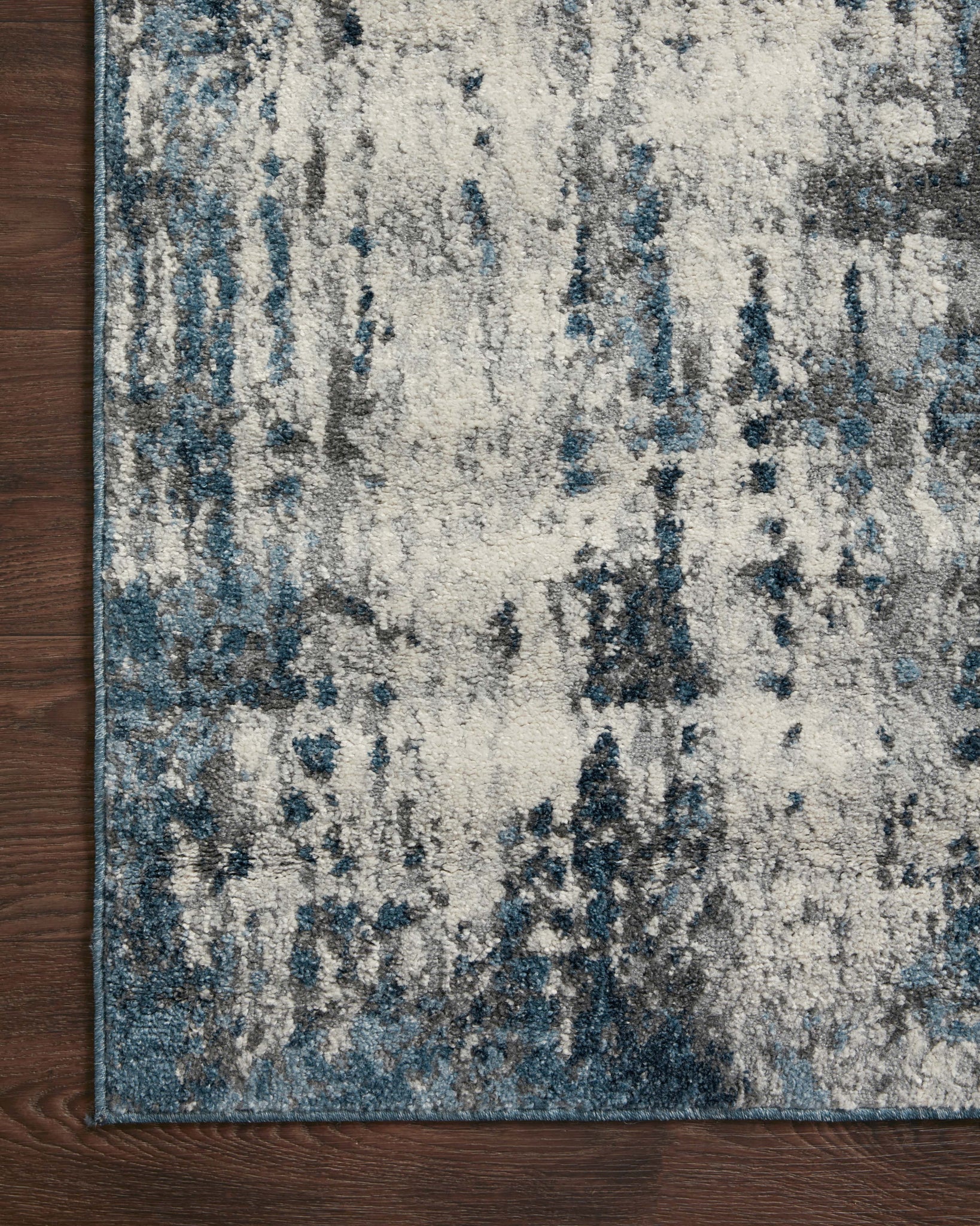 lifestyle view of Austen Natural / Ocean luxury Rug