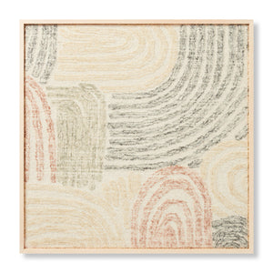 River Bed Black / Multi Rug Art - Aerial Image