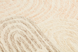 Rock Garden Grey / Multi Rug Art - Macro Detail (H)