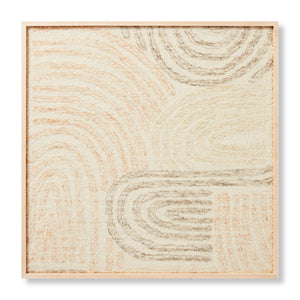 Rock Garden Grey / Multi Rug Art - Aerial Image