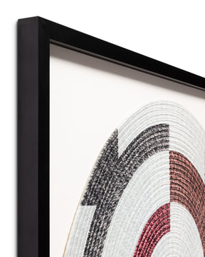 angle view of Cirque Ivory / Multi luxury Artwork