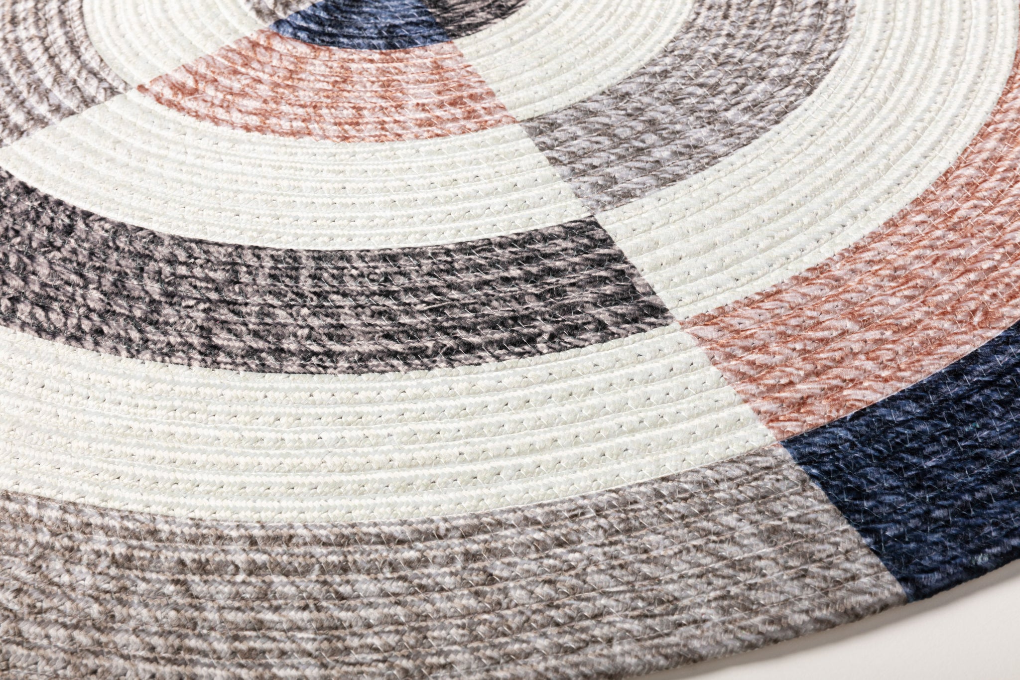 side view of Twezzle Multi / Grey luxury Artwork