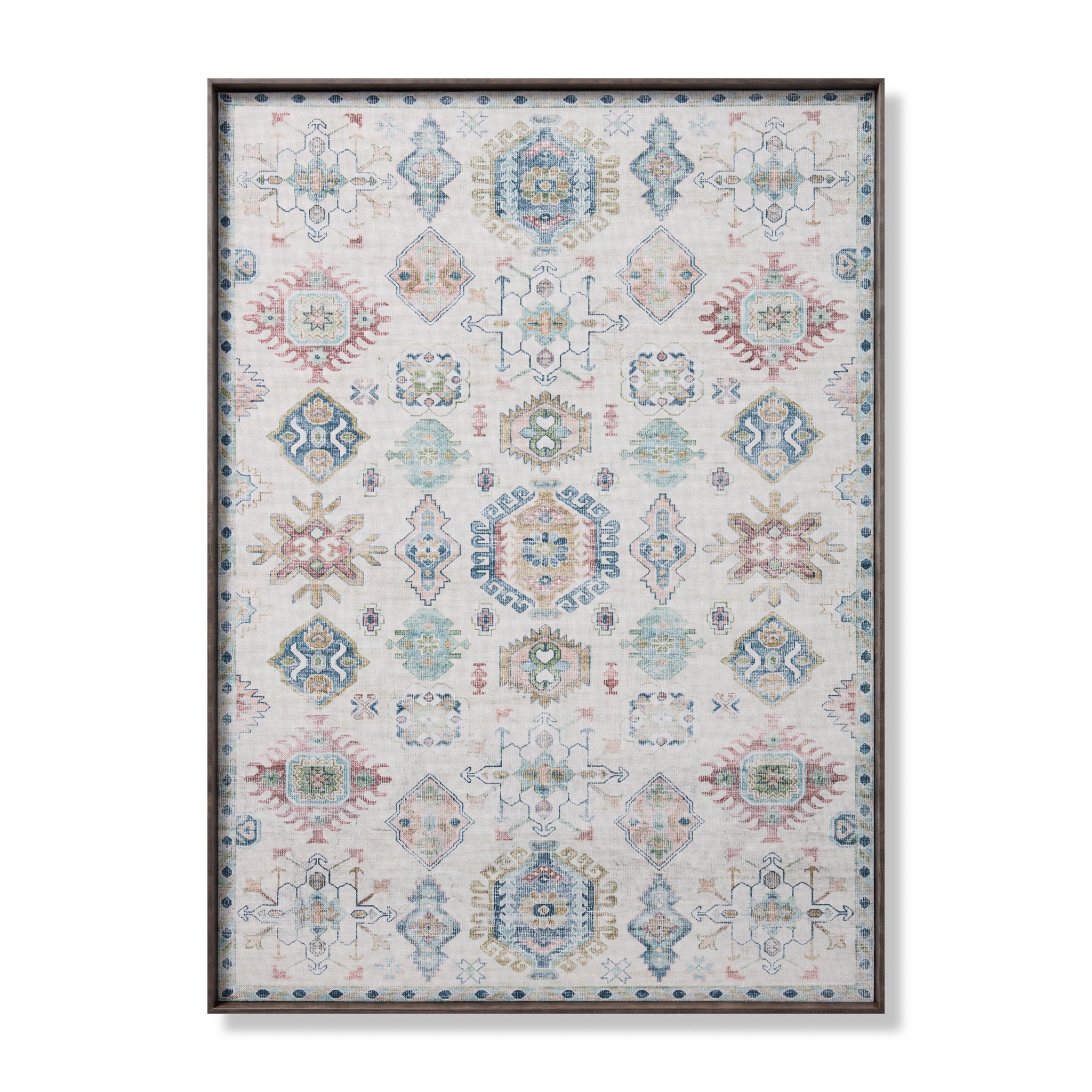 front view of Bette Multi / Ivory luxury Artwork