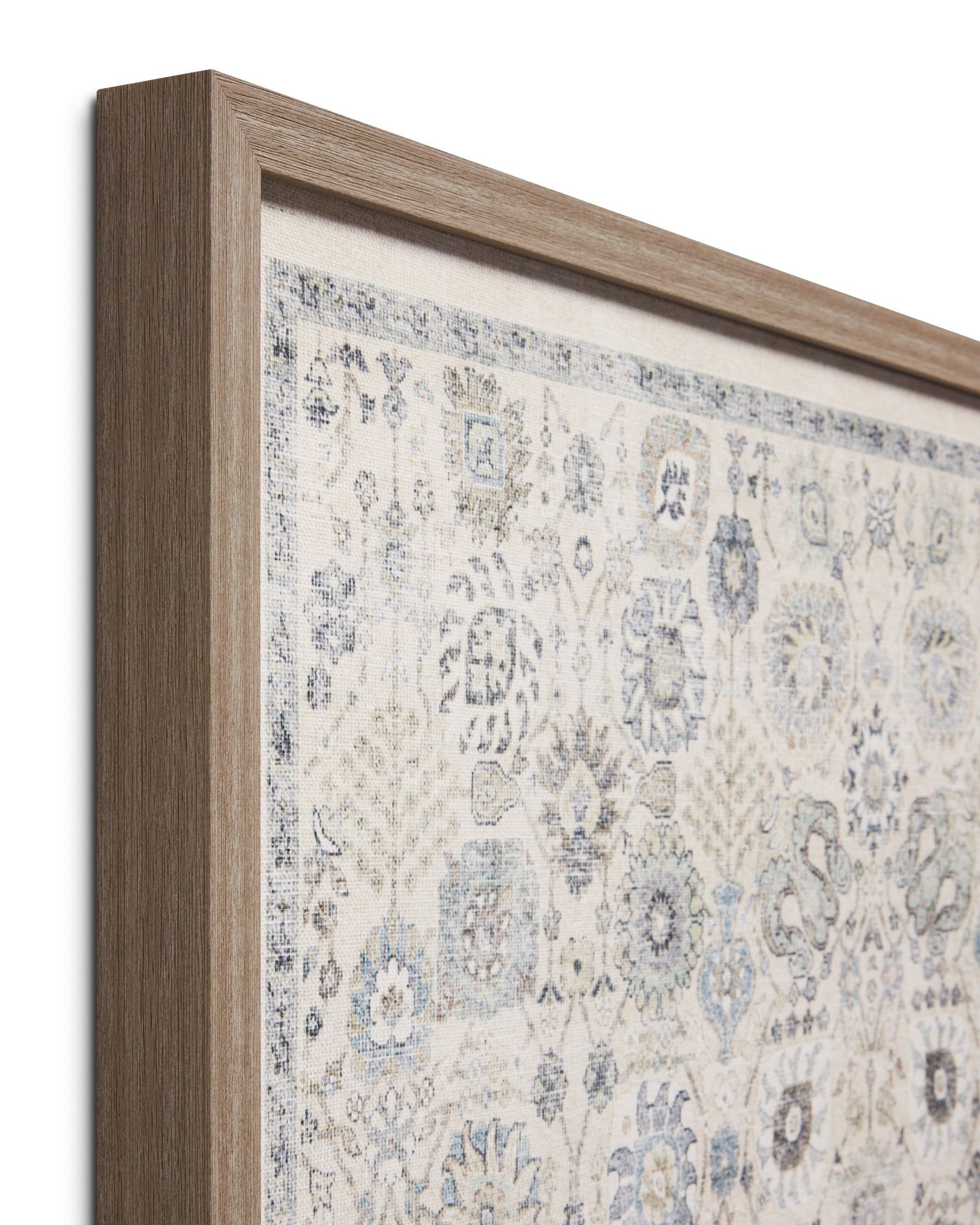 Bernadette Olive / Ivory Rug Art - Aerial Image