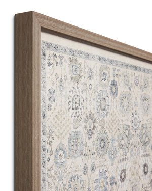 Bernadette Olive / Ivory Rug Art - Wall Art Corner (V)