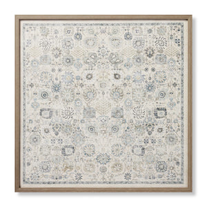 Bernadette Olive / Ivory Rug Art - Aerial Image