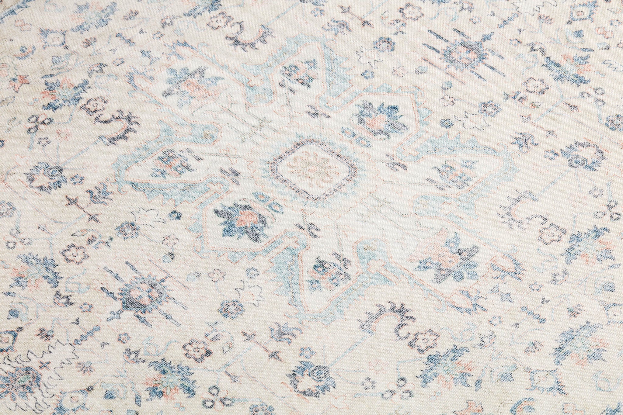 Eloise Pink / Ivory Rug Art - Macro Detail (H)