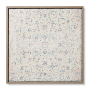 Eloise Pink / Ivory Rug Art - Aerial Image