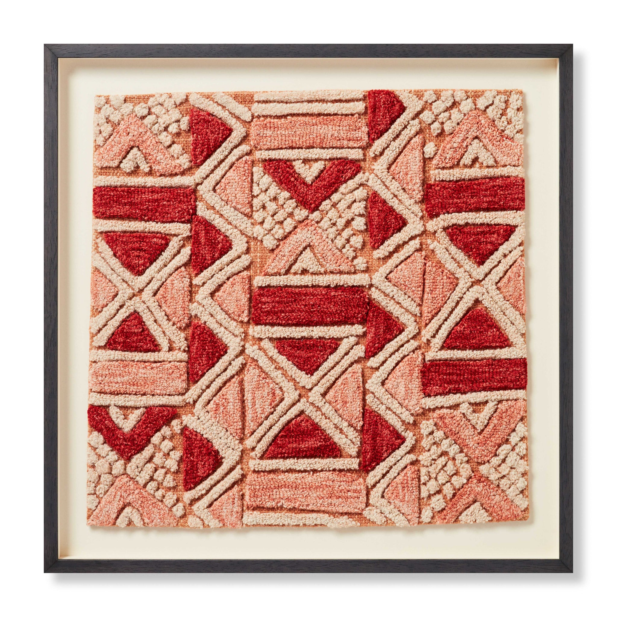 front view of Bokila Pink / Red luxury Artwork
