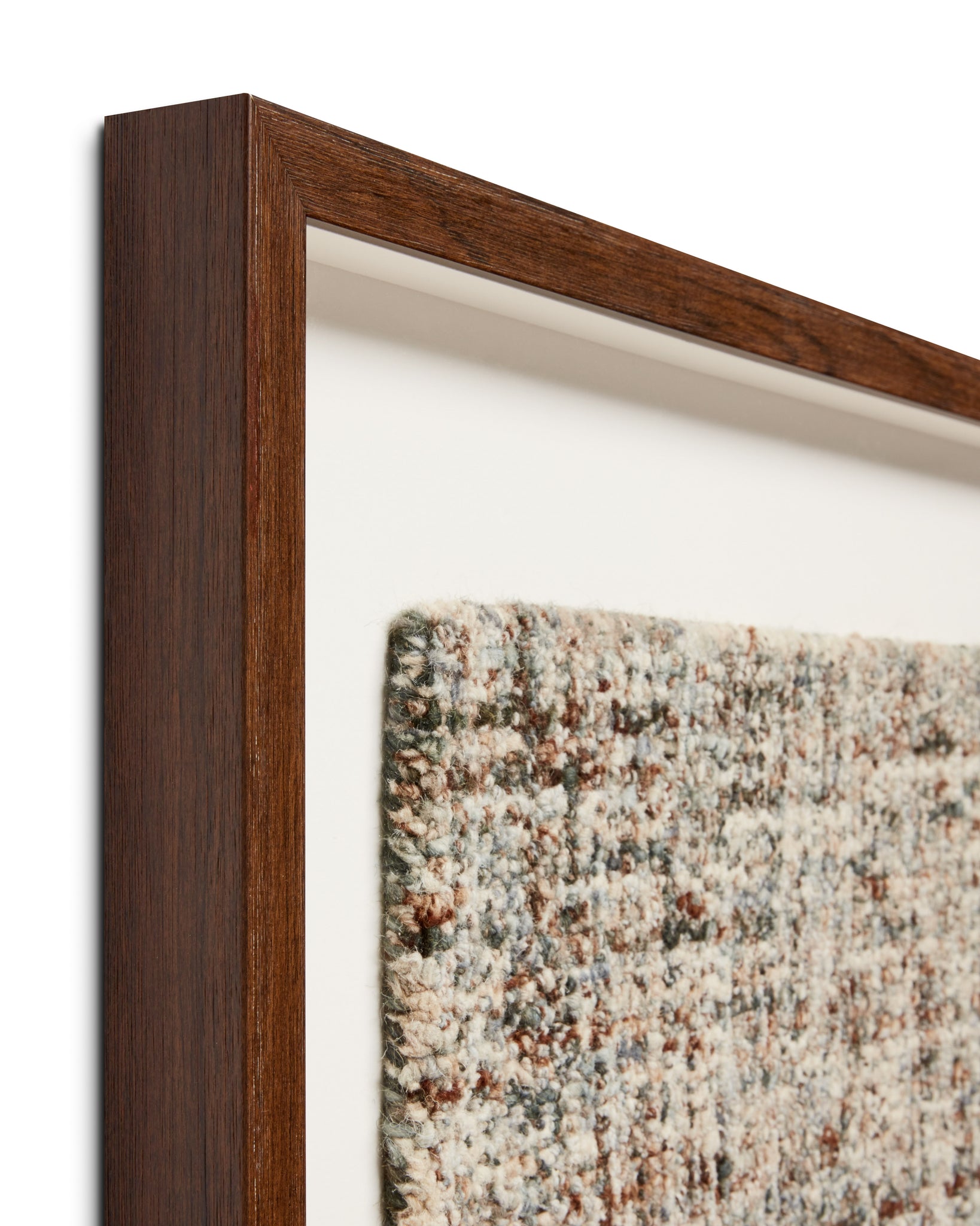 angle view of Boucle Night Blue luxury Artwork