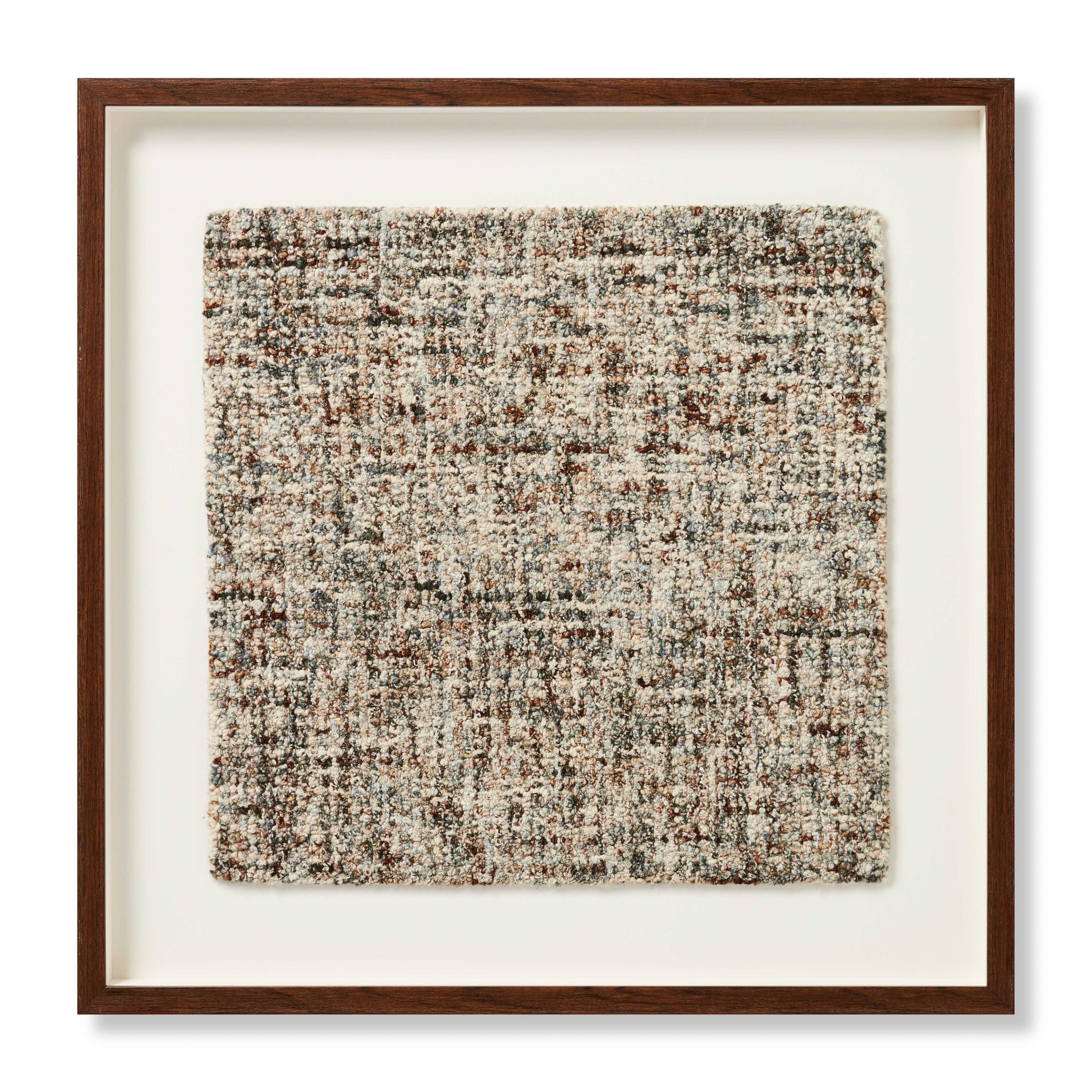 front view of Boucle Night Blue luxury Artwork