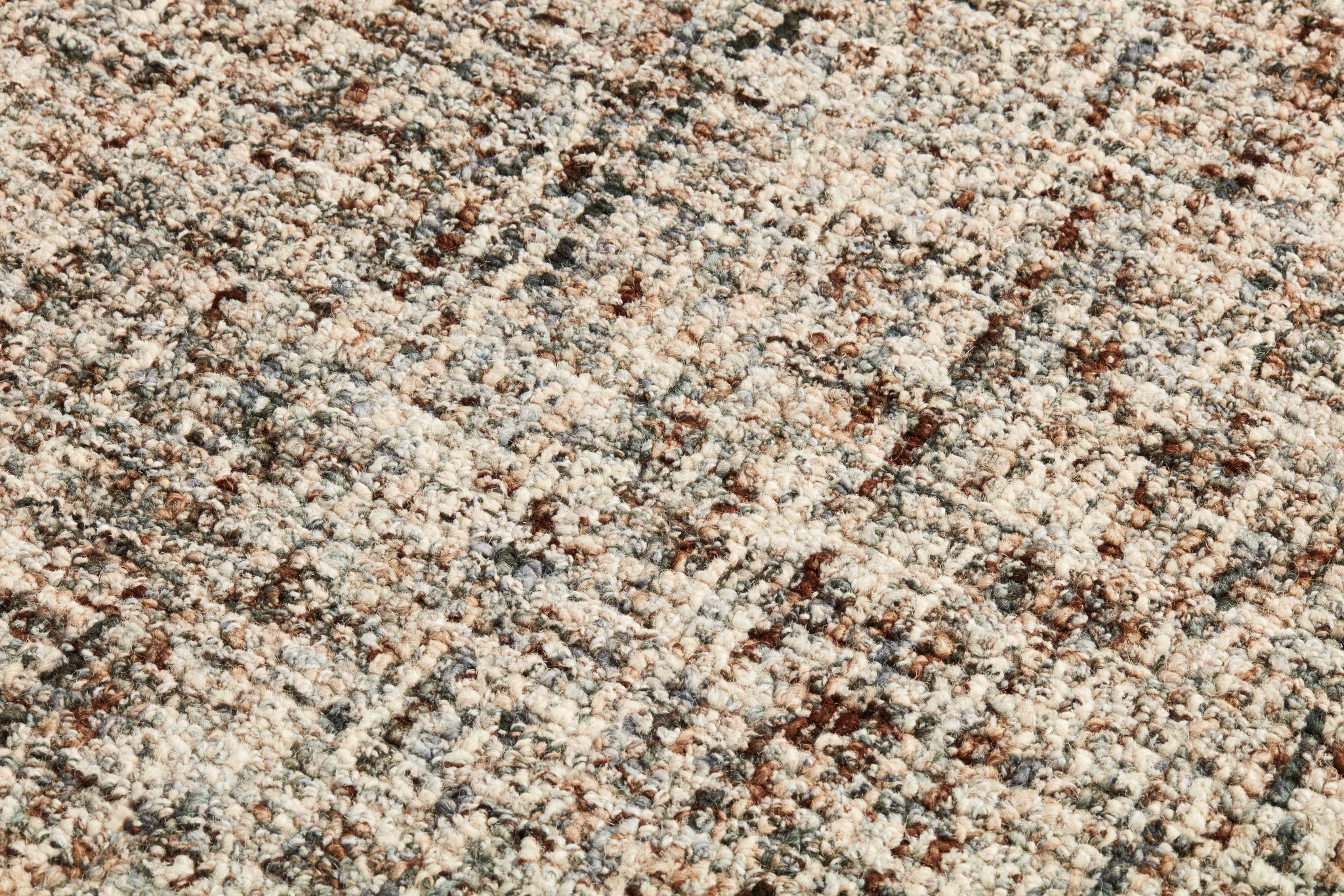 side view of Boucle Night Blue luxury Artwork