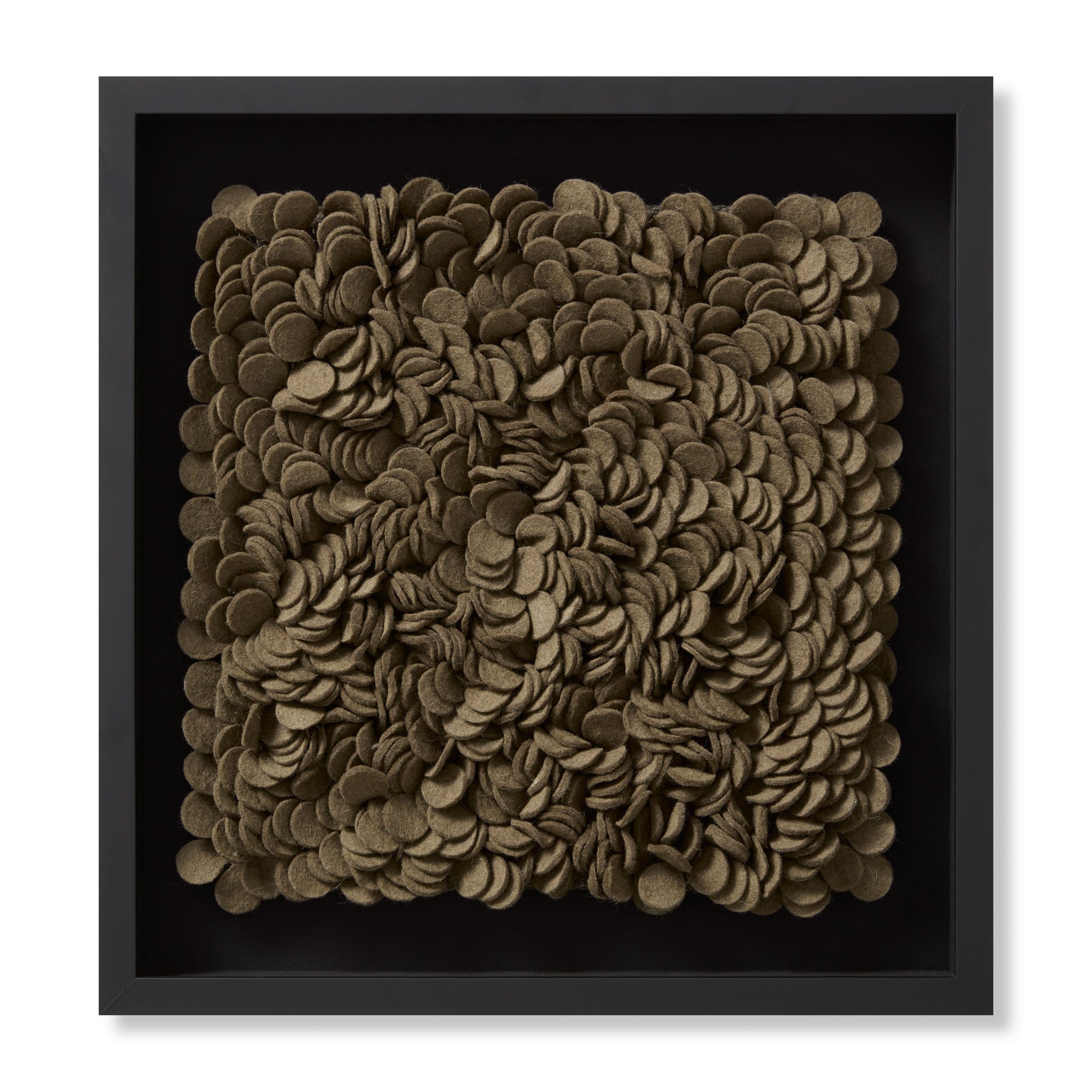 front view of Anise Taupe luxury Artwork