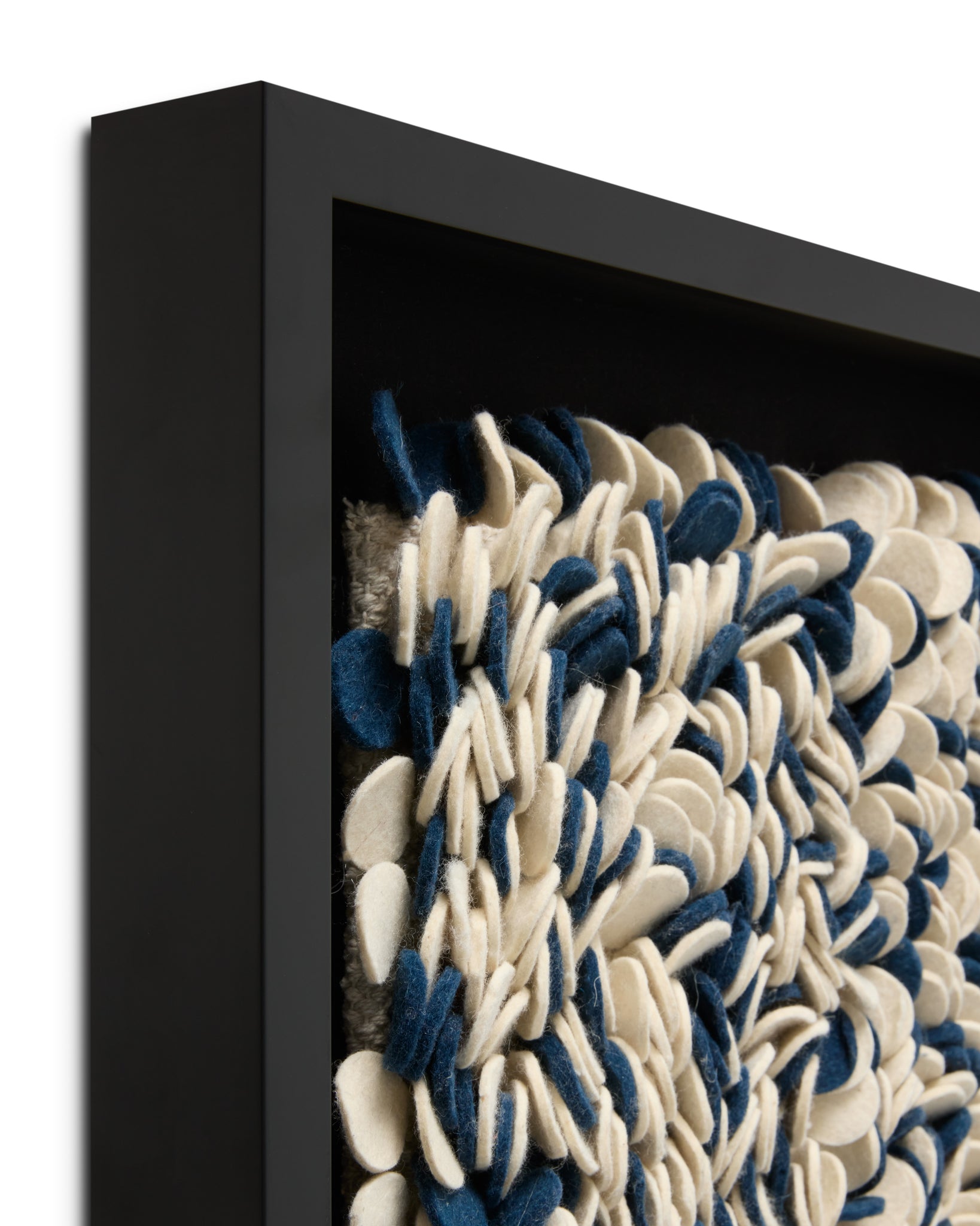 angle view of Blue Salter Blue luxury Artwork