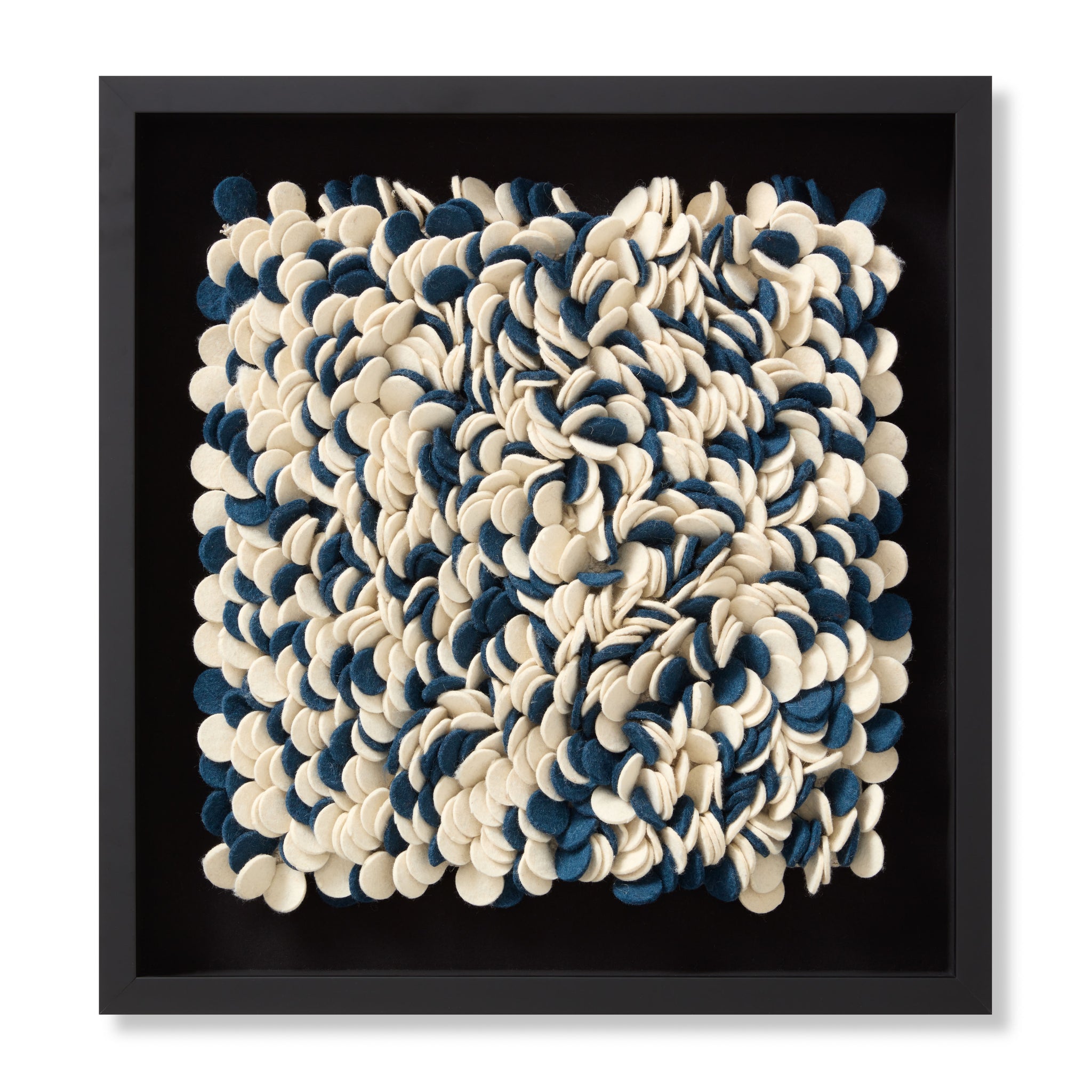 front view of Blue Salter Blue luxury Artwork