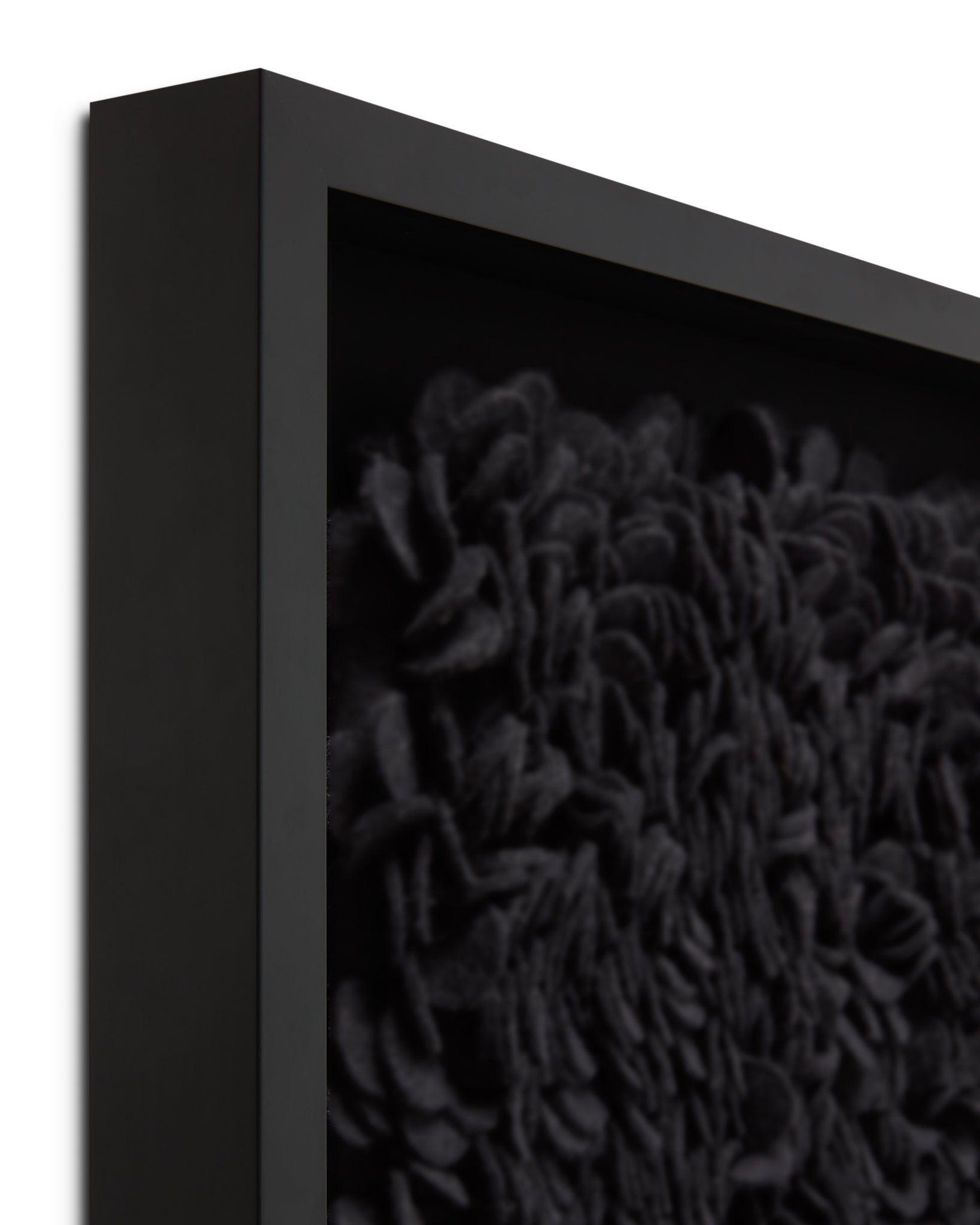 angle view of Peppercorn Black luxury Artwork