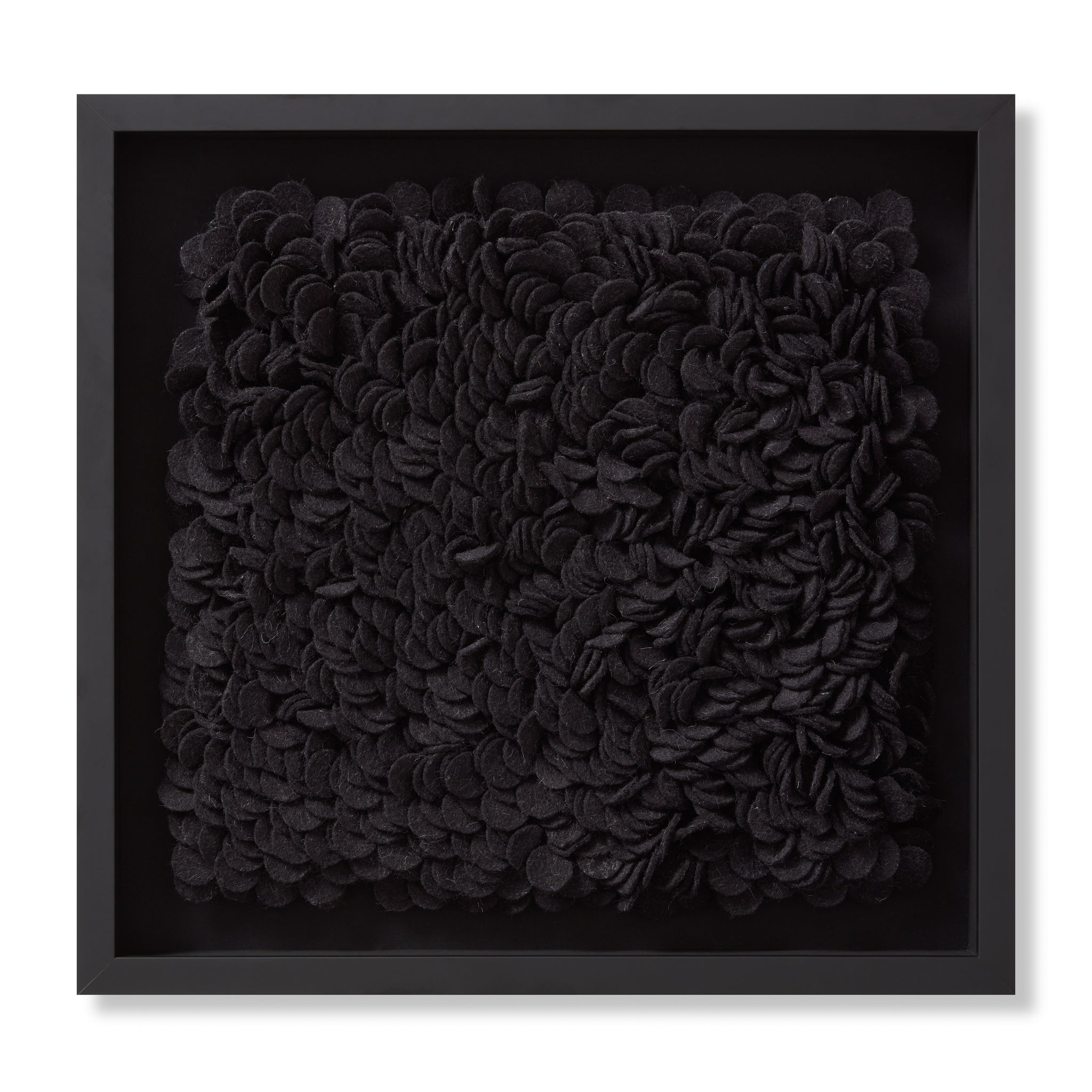 front view of Peppercorn Black luxury Artwork
