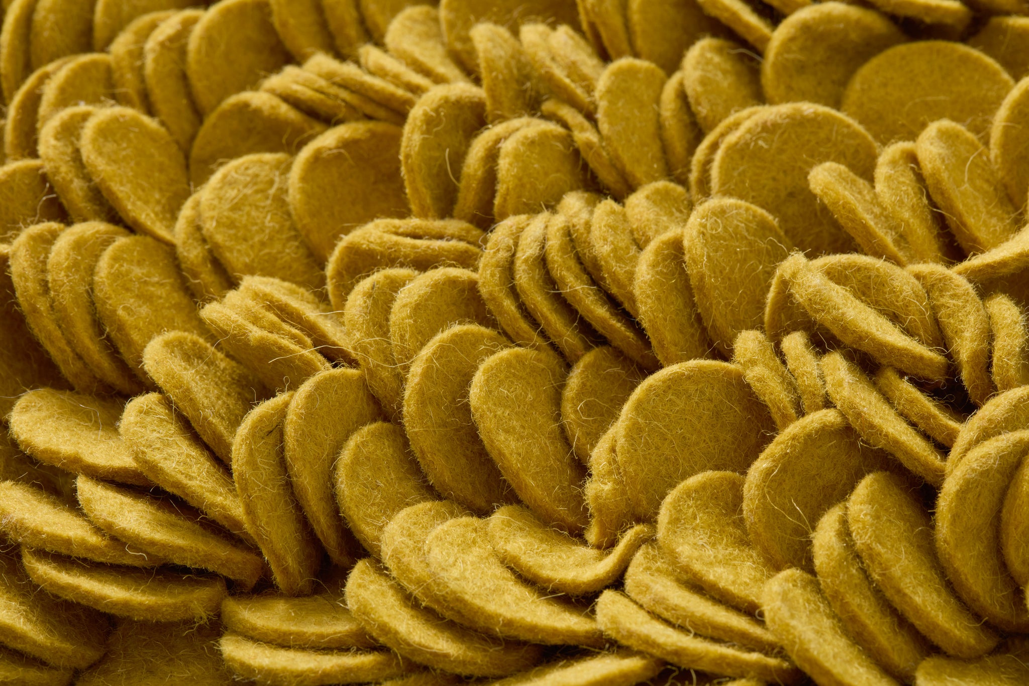 side view of Tumeric Yellow luxury Artwork