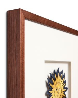 angle view of Beams Patch Yellow / Beige luxury Artwork