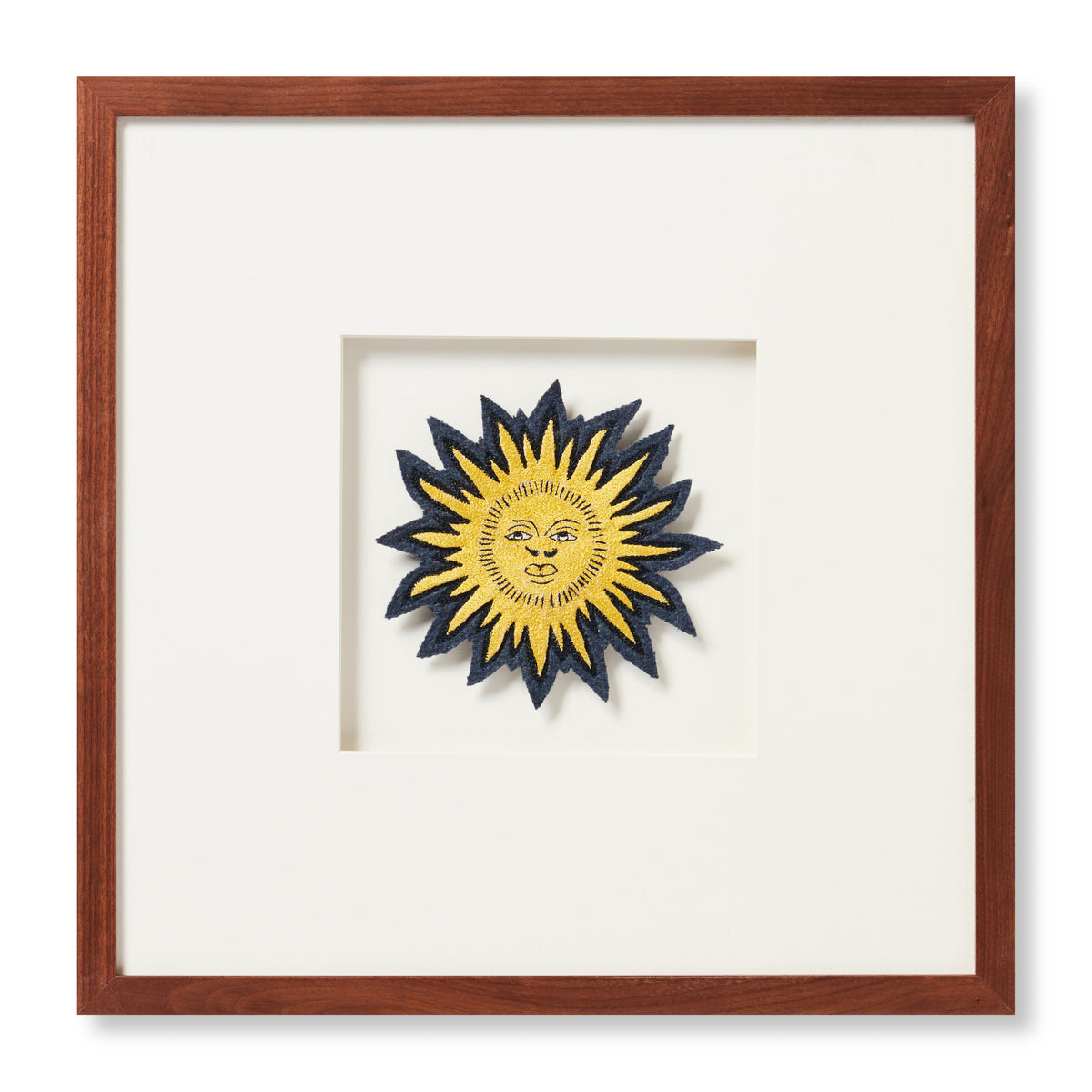 front view of Beams Patch Yellow / Beige luxury Artwork