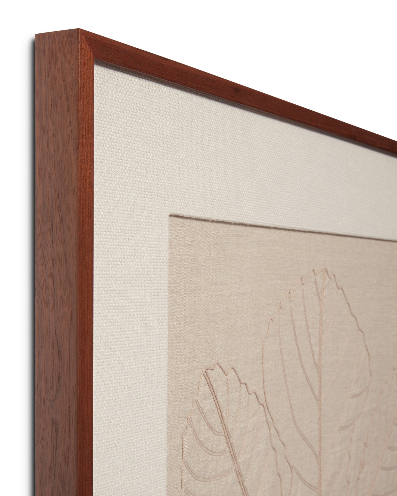 front view of Miss Maple Natural / Beige luxury Artwork