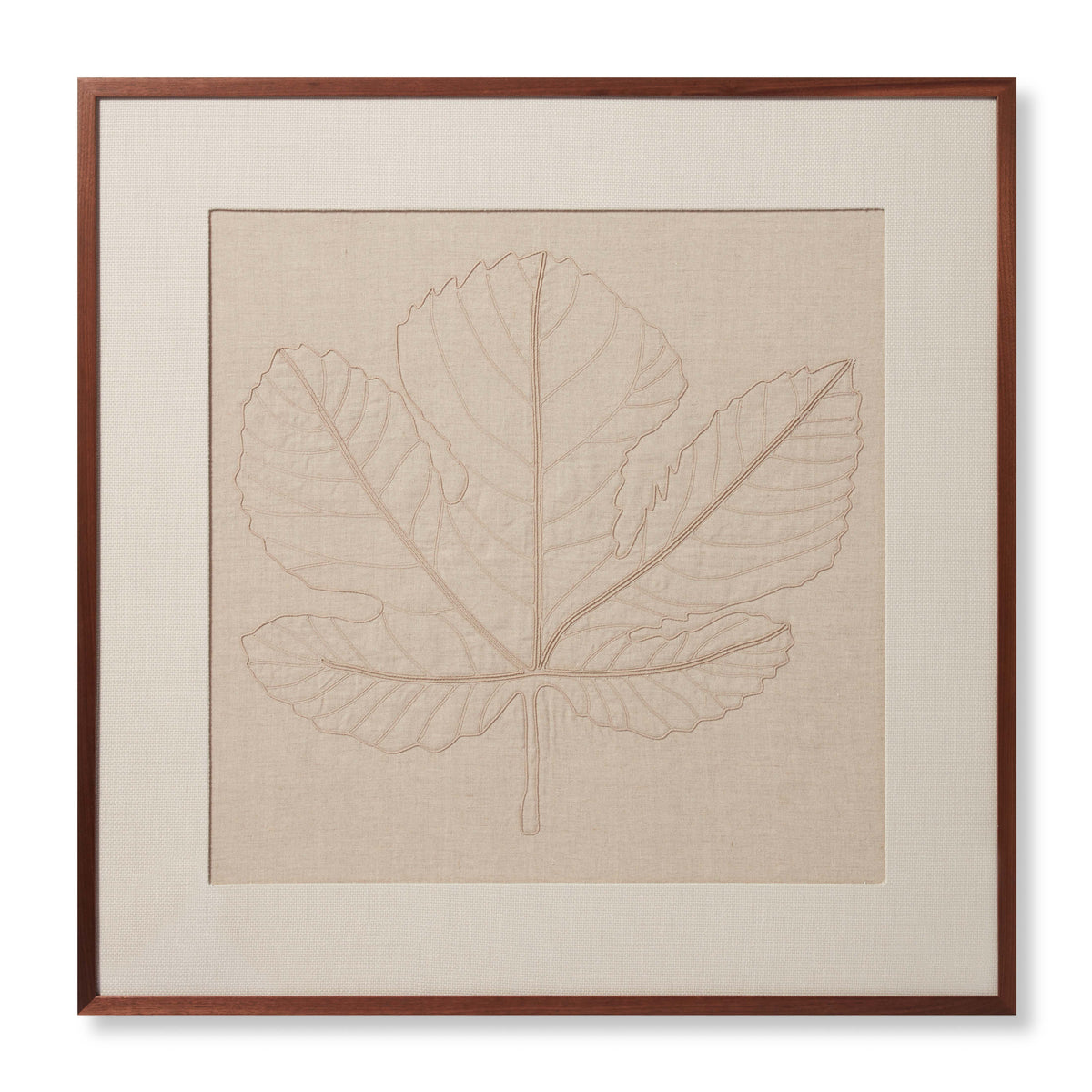 front view of Miss Maple Natural / Beige luxury Artwork