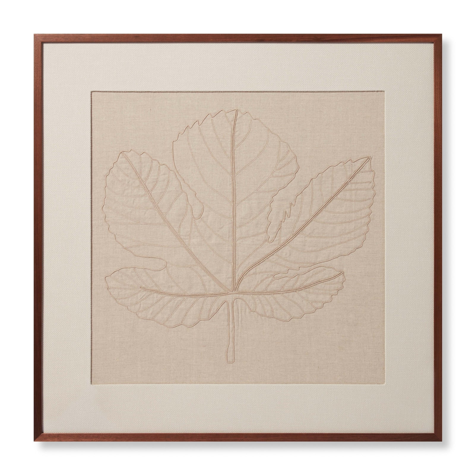 front view of Miss Maple Natural / Beige luxury Artwork