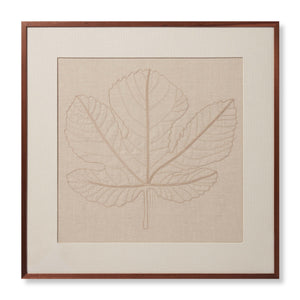 front view of Miss Maple Natural / Beige luxury Artwork