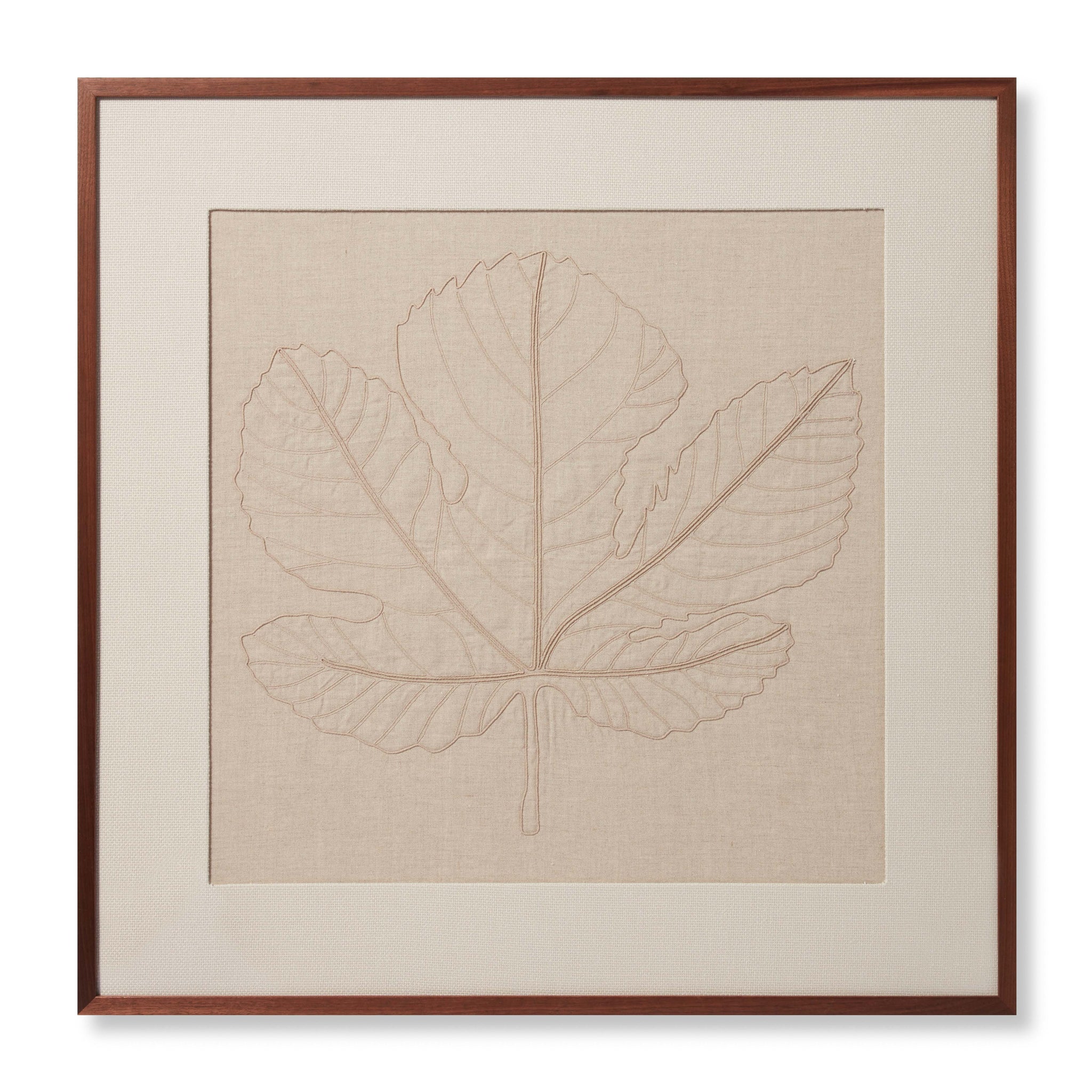 front view of Miss Maple Natural / Beige luxury Artwork