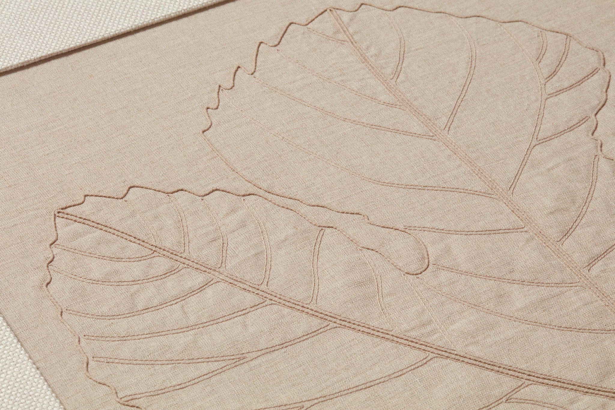 side view of Miss Maple Natural / Beige luxury Artwork