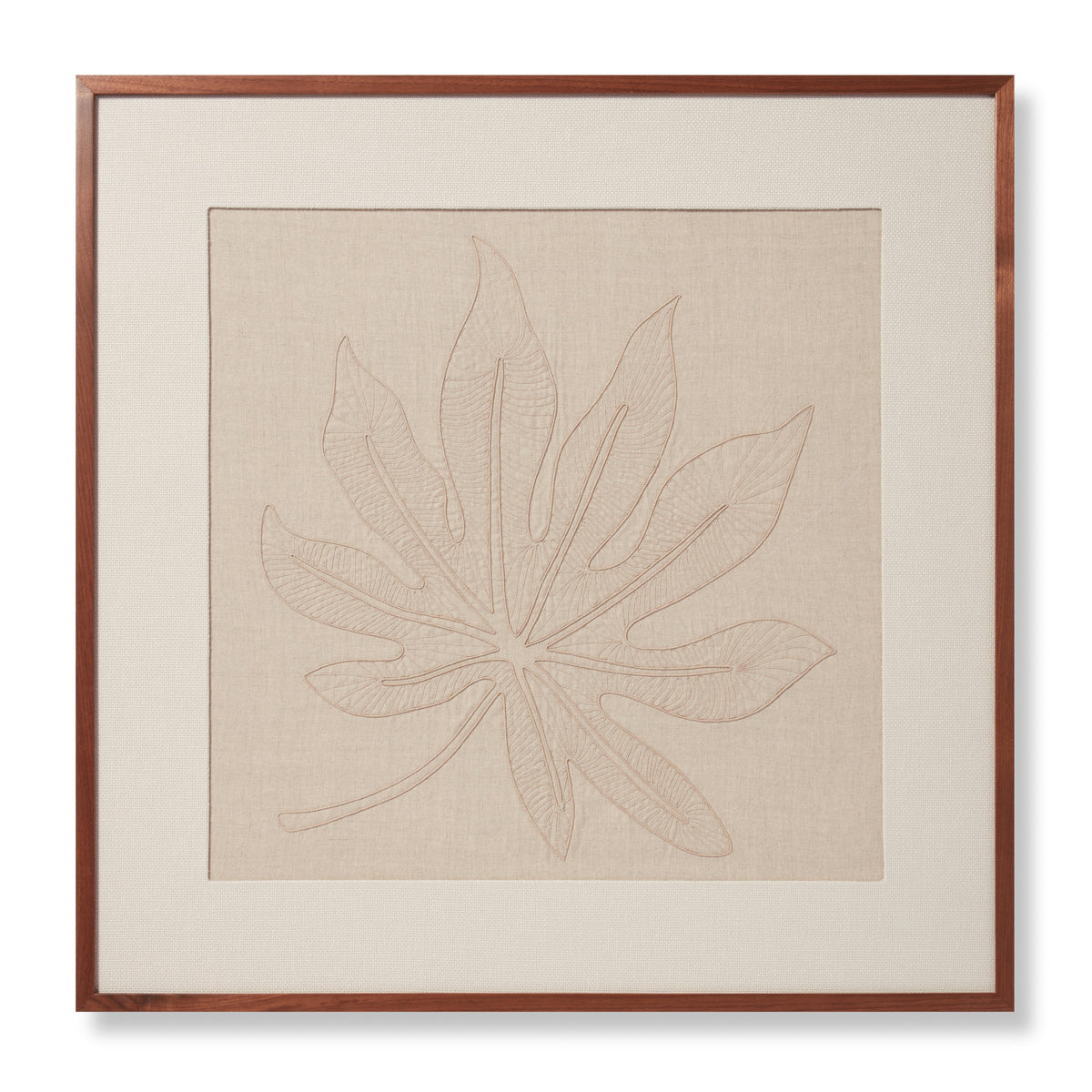 front view of Schefflera Natural / Beige luxury Artwork