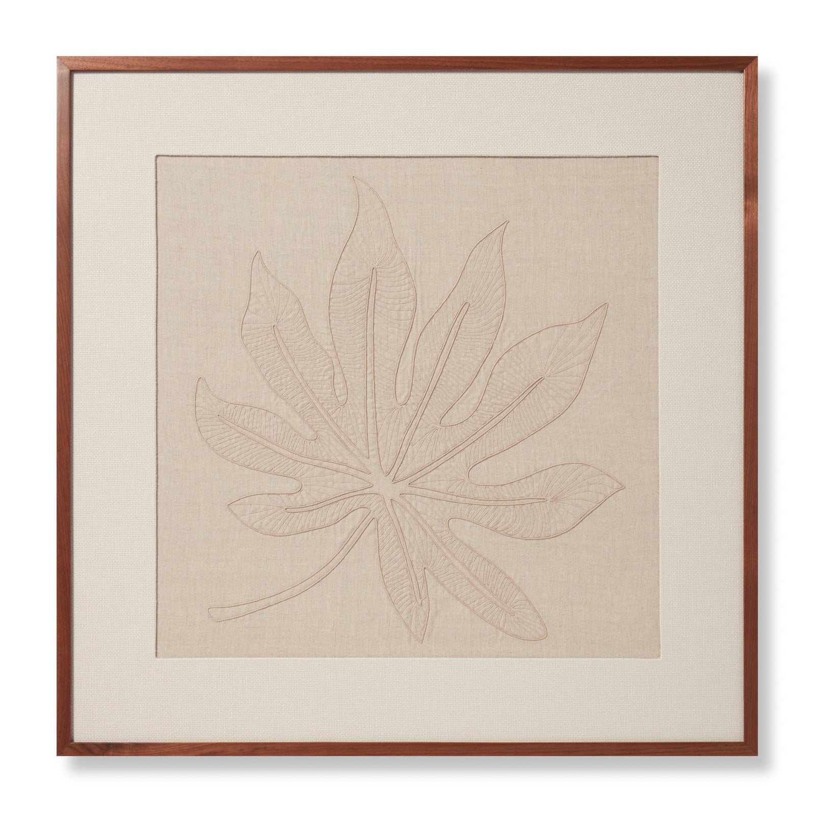 front view of Schefflera Natural / Beige luxury Artwork