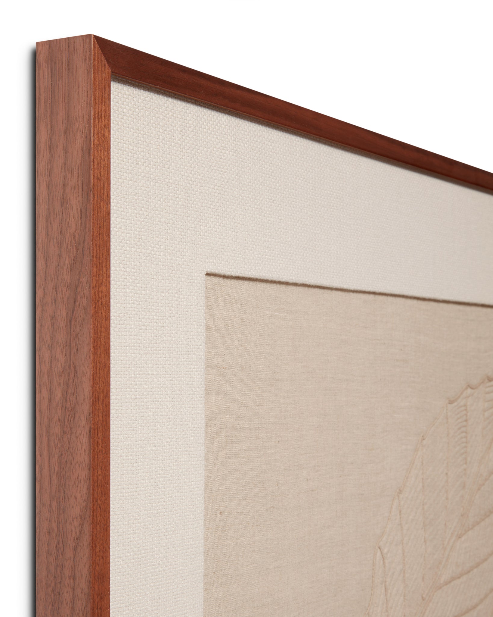 angle view of Mountain Mint Natural / Beige luxury Artwork