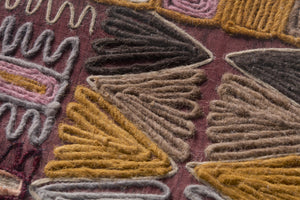 side view of Garfunkel Pink / Multi luxury Artwork