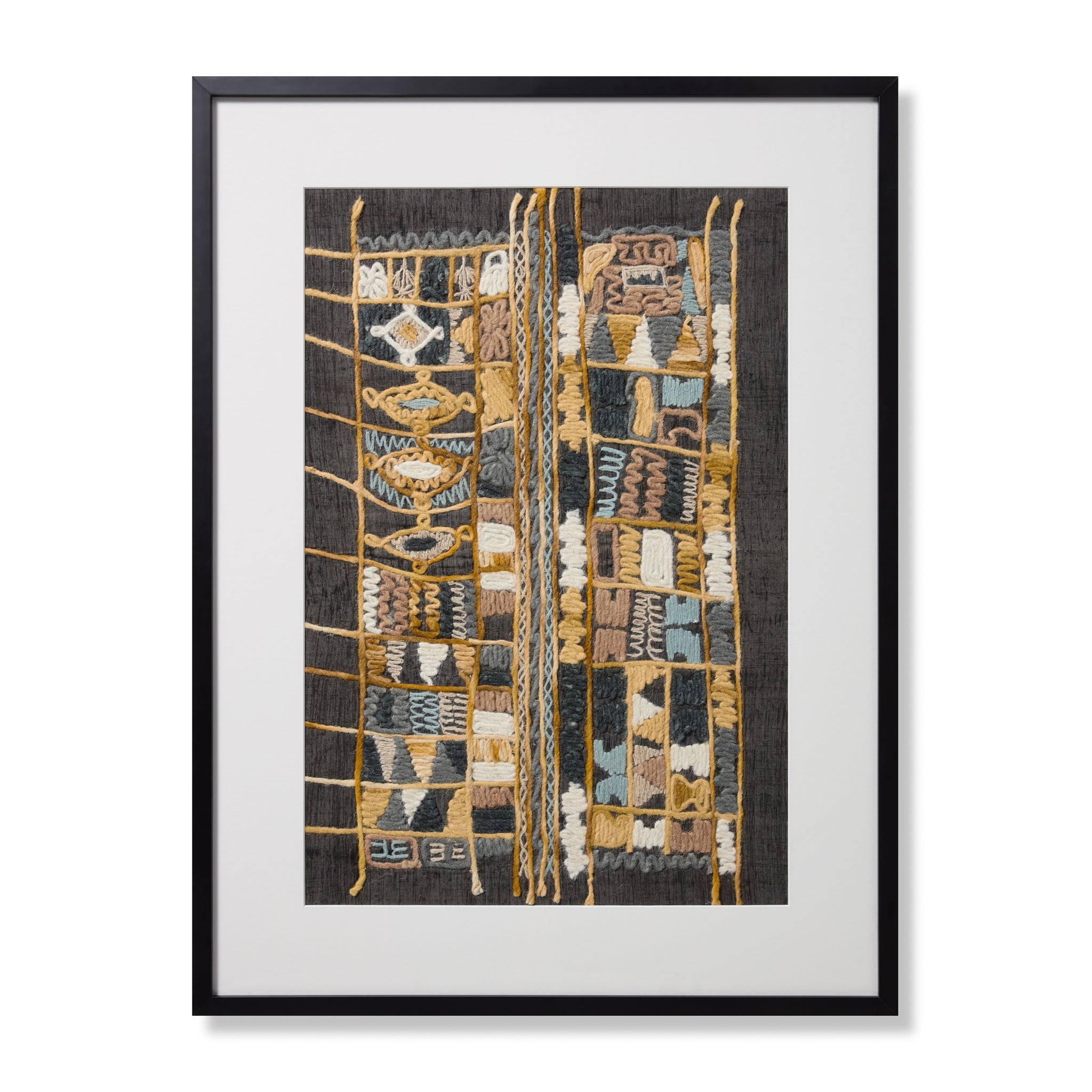 front view of Sommer Green / Multi luxury Artwork