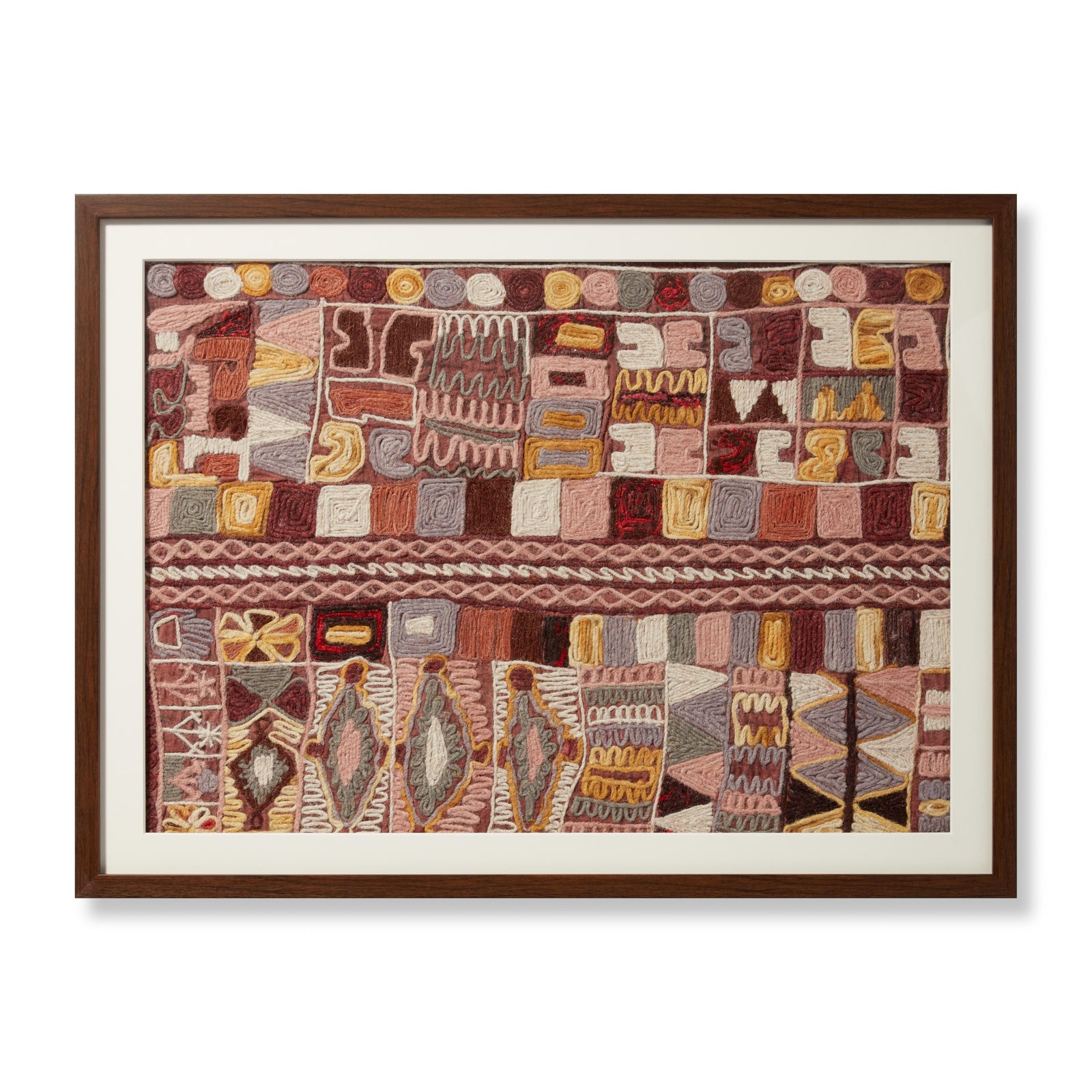 Sonny Pink / Multi Rug Art - Aerial Image