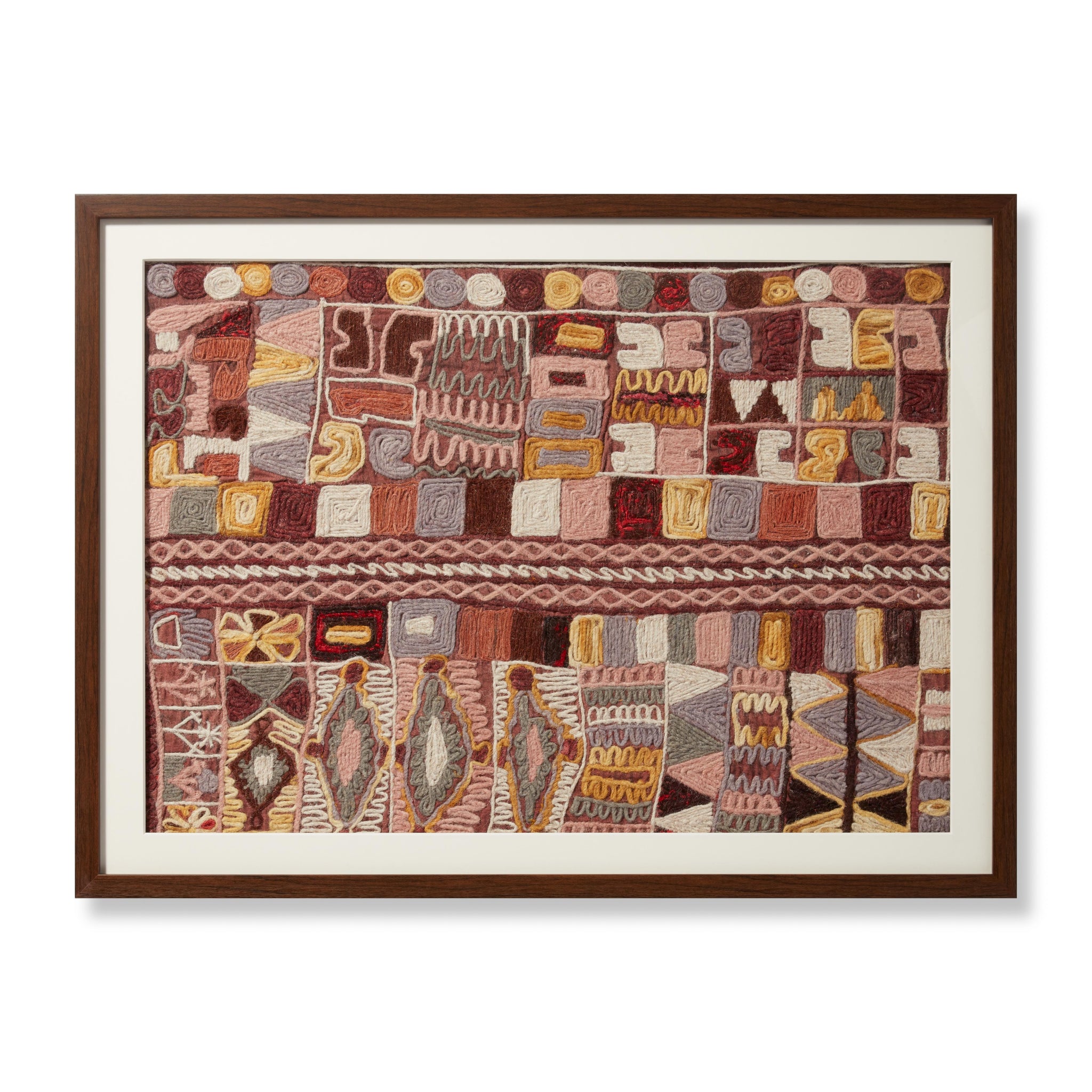 Sonny Pink / Multi Rug Art - Aerial Image