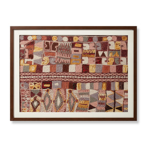 Sonny Pink / Multi Rug Art - Aerial Image