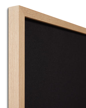 angle view of Beeste Black / Ivory luxury Artwork